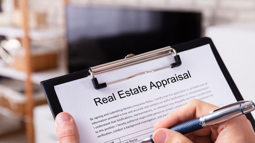 agent feeling real estate appraisal document warwick ri